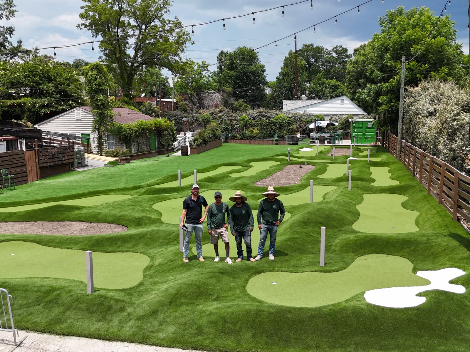 Putting course installed by Southern Turf Co. 2