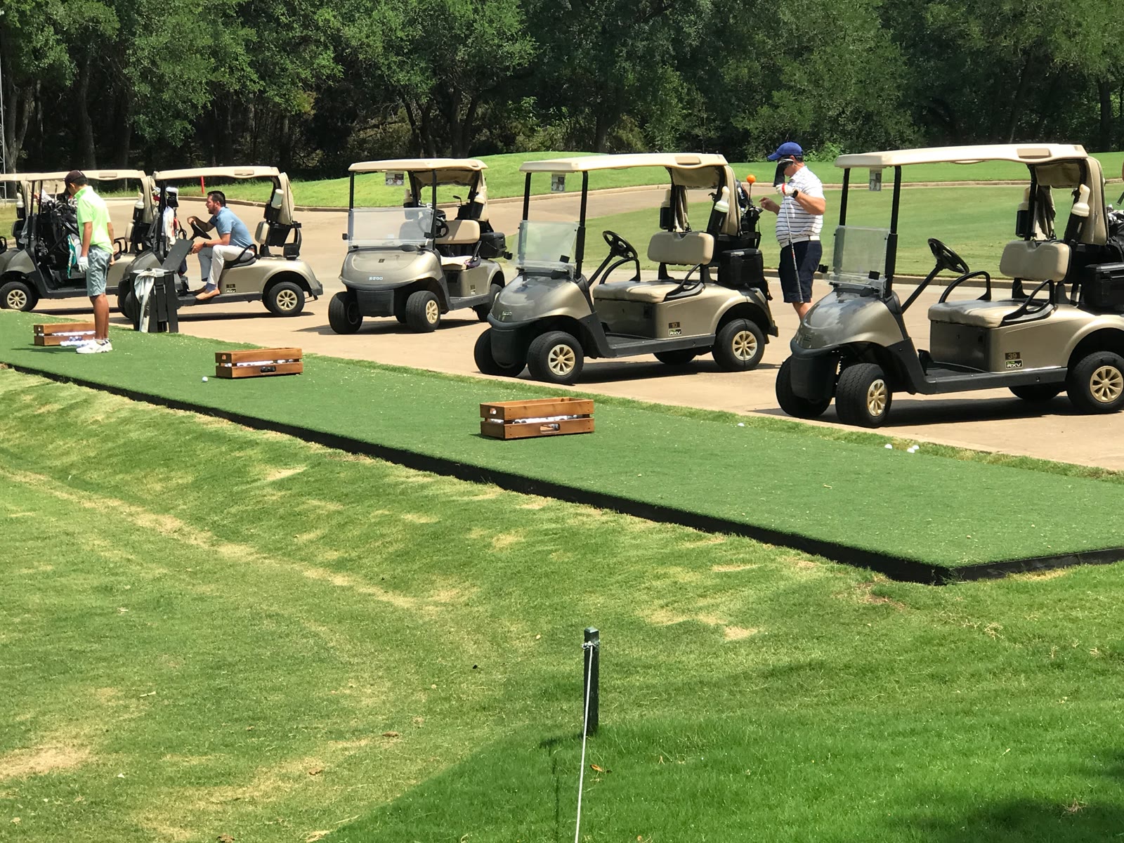Driving Range Tee Lines