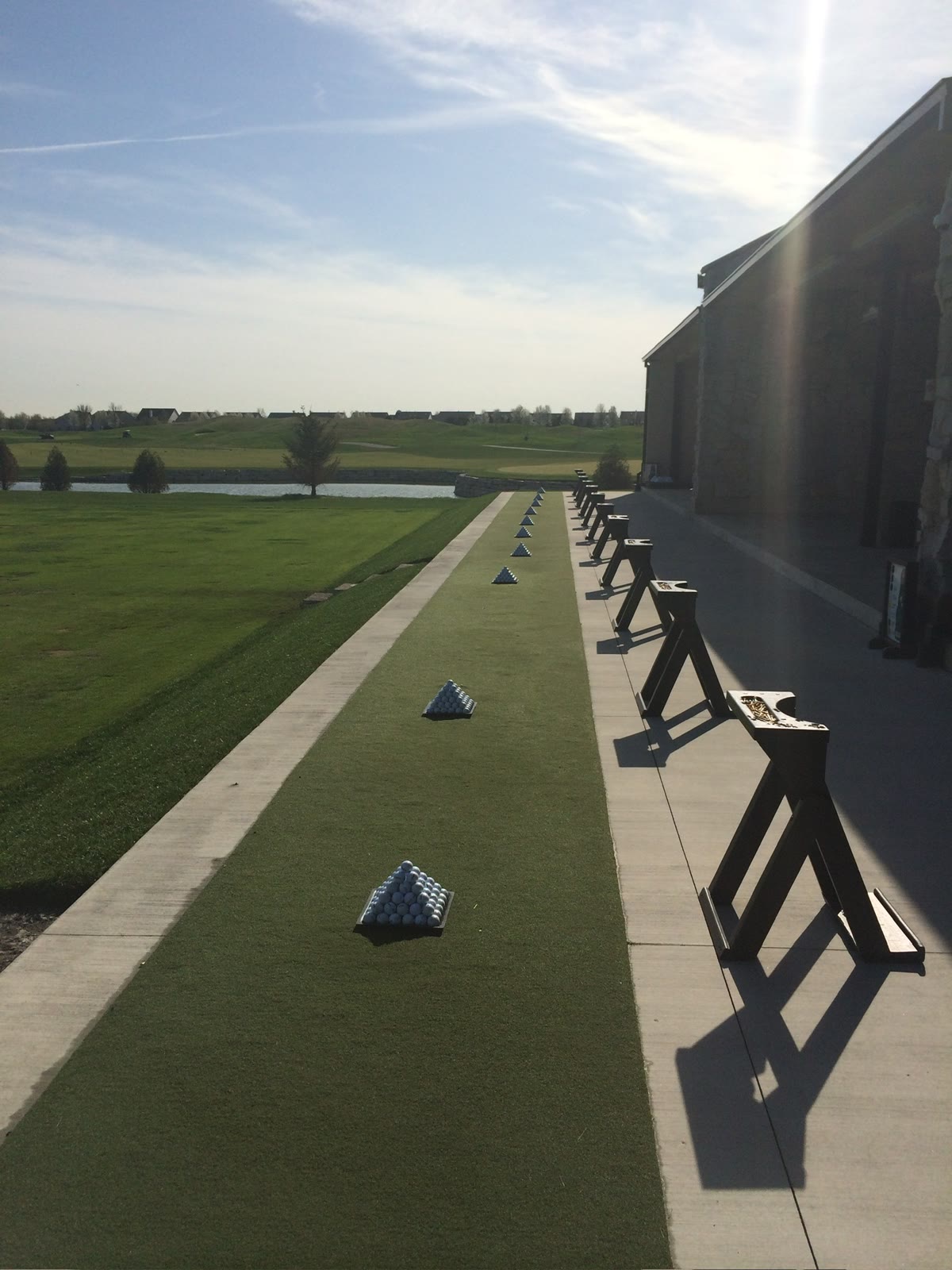 Driving range Tee Lines installed by Southern Turf Co. 6