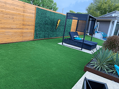 Artificial grass for your backyard patio