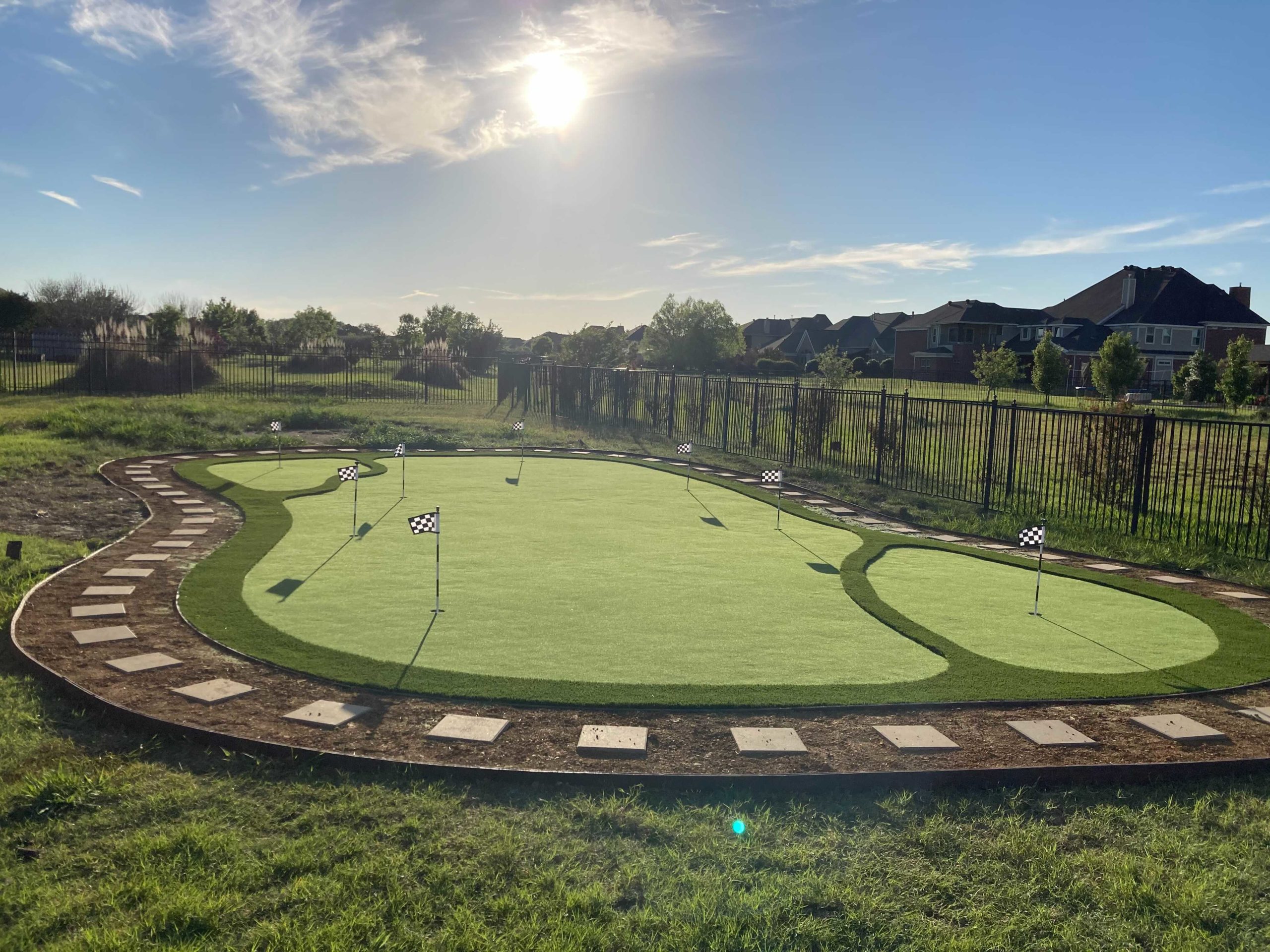 A recent Southern Turf Co. putting green