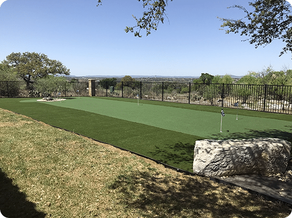 putting green-row putting green-row